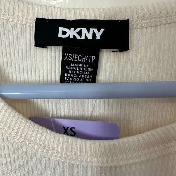 Dkny Cream Pleated Sleeveless Midi Dress - Picture 8 of 10